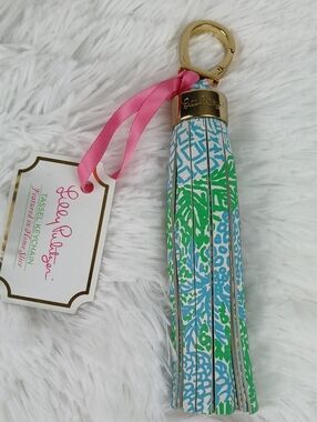 Lilly Pulitzer Tassel Keychain